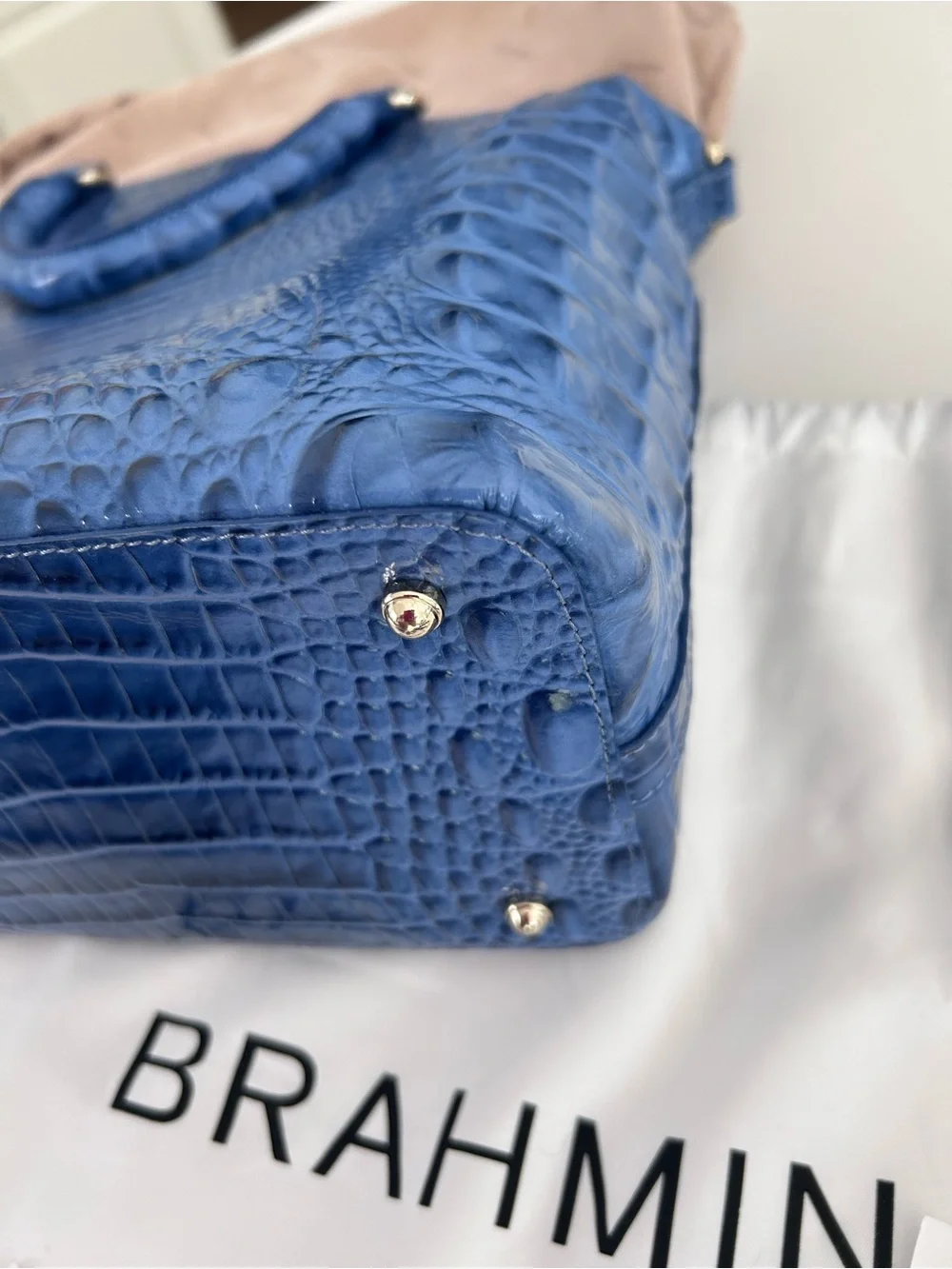 Brahmin Large Duxbury Handbag, Wallet & Tassel in Iris